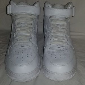Nike white high top air force 1's  07' OG SZ 11.5